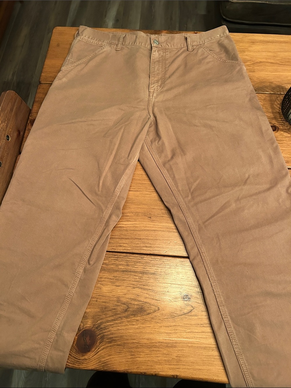 Carhartt WIP Men's Carpenter pants in Dusty Tan